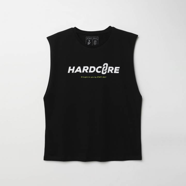 Staff Only Hardcore Tshirt Siyah