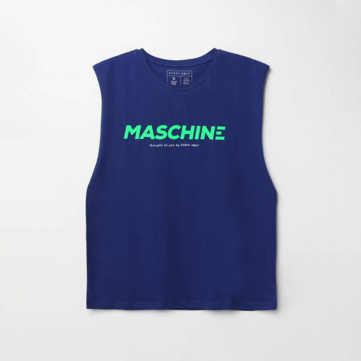 Staff Only Maschine Tshirt Mavi