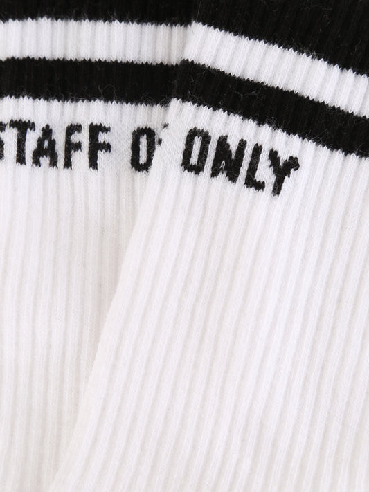 Staff Only Color Basic Spor Çorap